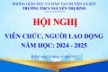 Hội nghị viên chức, người lao động năm học 2024-2025